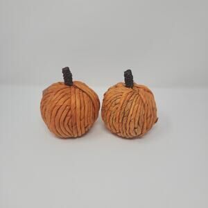 Natural Woven Pumpkin Orange (2)